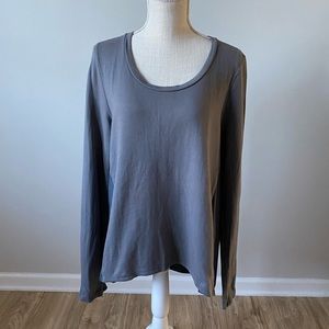 Anthropologie Mixmade Sweatshirt Top Gray